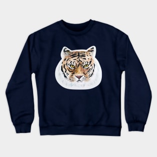 unhappy tiger Crewneck Sweatshirt